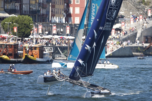 Les Extreme Sailing Series renouent avec la compétition à Cardiff.